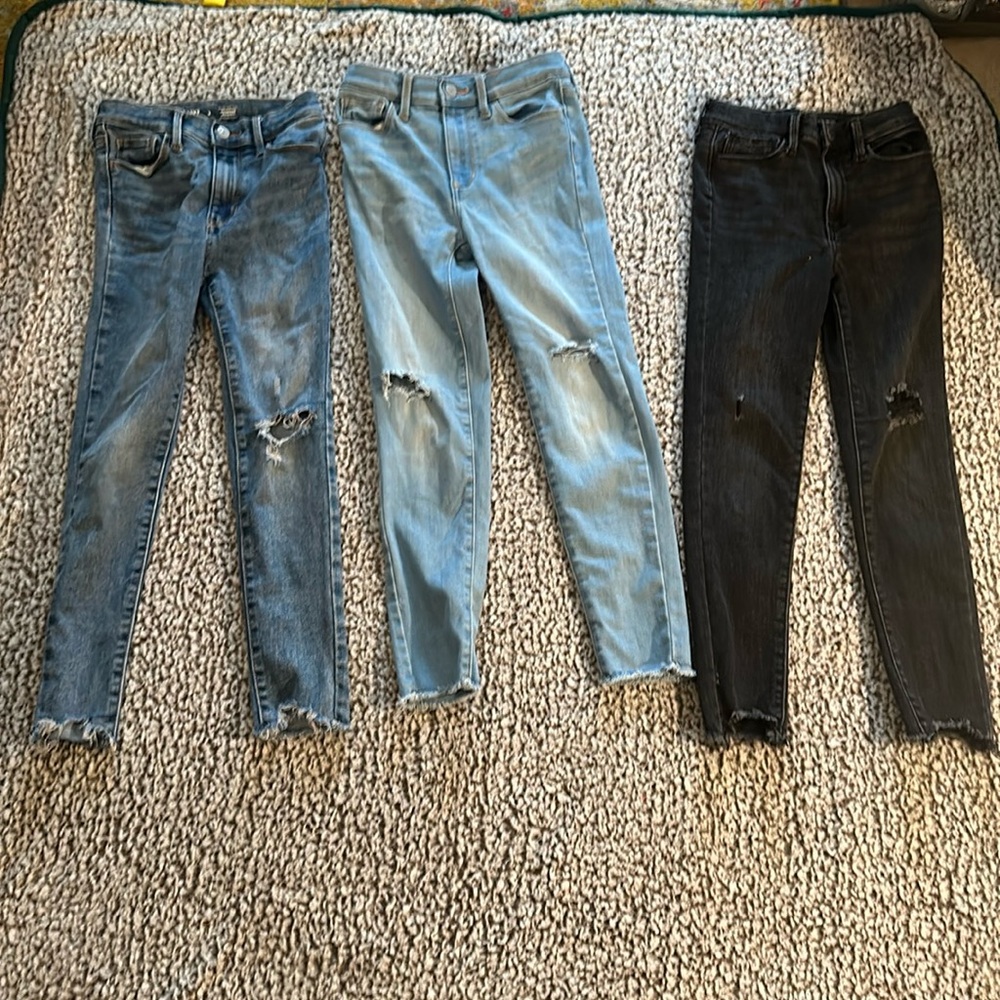 Girls jeans size 8 old navy